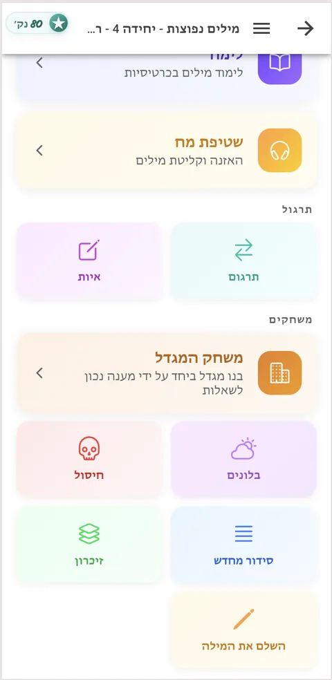 3000 מילים נפוצות